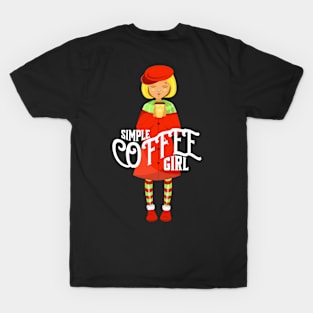 Simple Coffee Girl T-Shirt